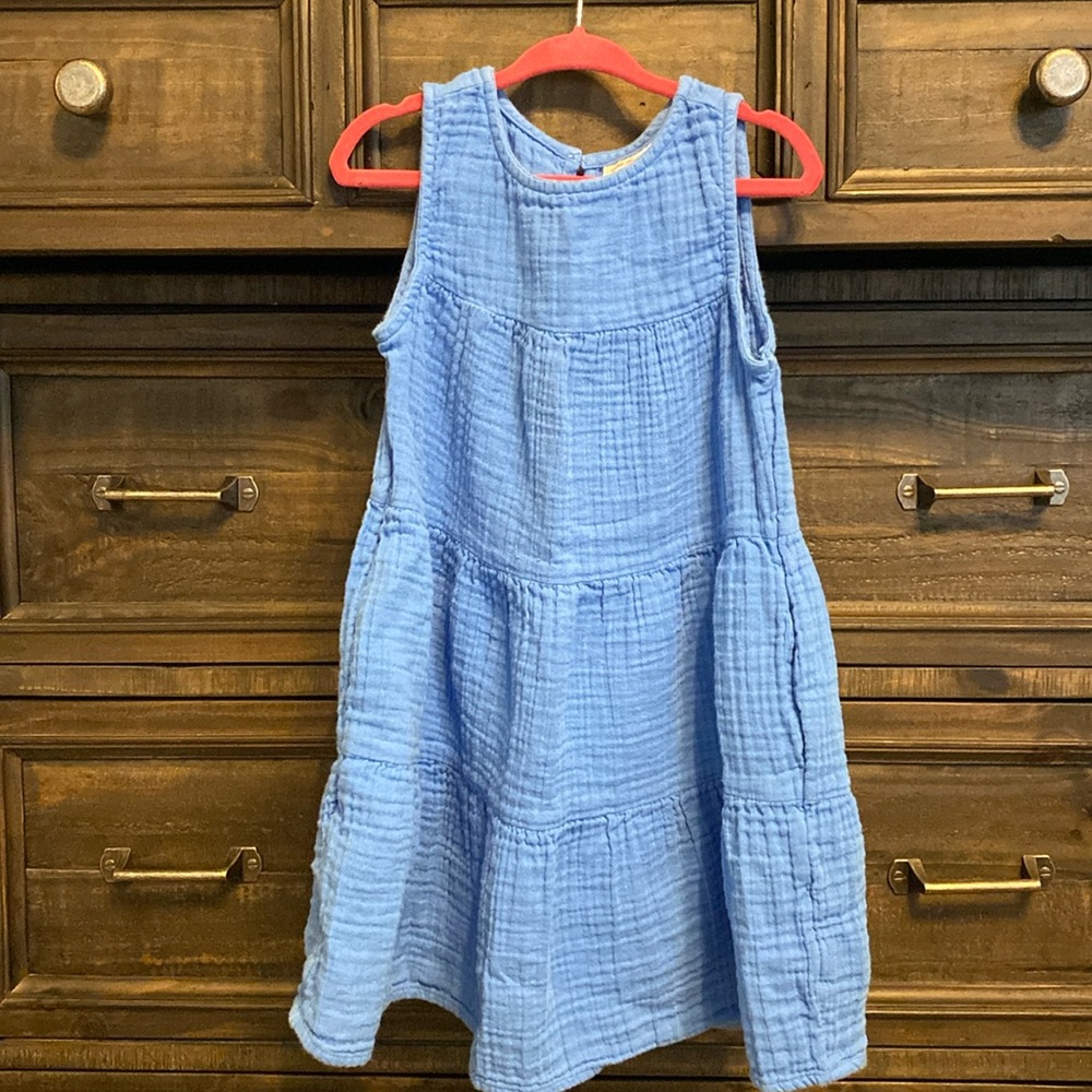 Cat & Jack blue gauze dress
